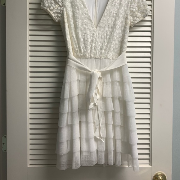 Badgley Mischka White Dress - Picture 2 of 8